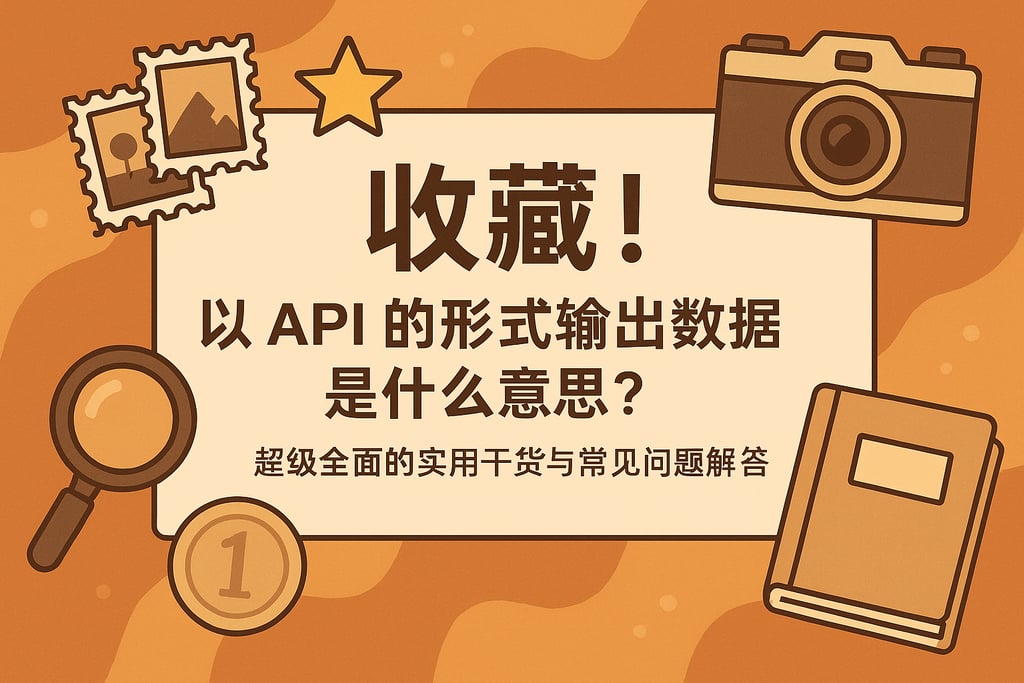 收藏！以api的形式输出数据是什么意思？超级全面的实用干货与常见问题解答