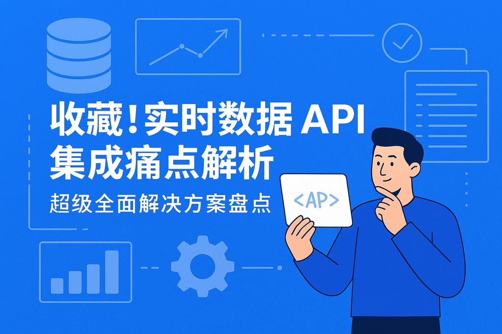 收藏！实时数据API集成痛点解析，超级全面解决方案盘点