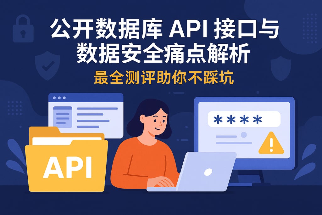 收藏！开放数据库API接口与数据安全痛点解析，最全测评助你不踩坑