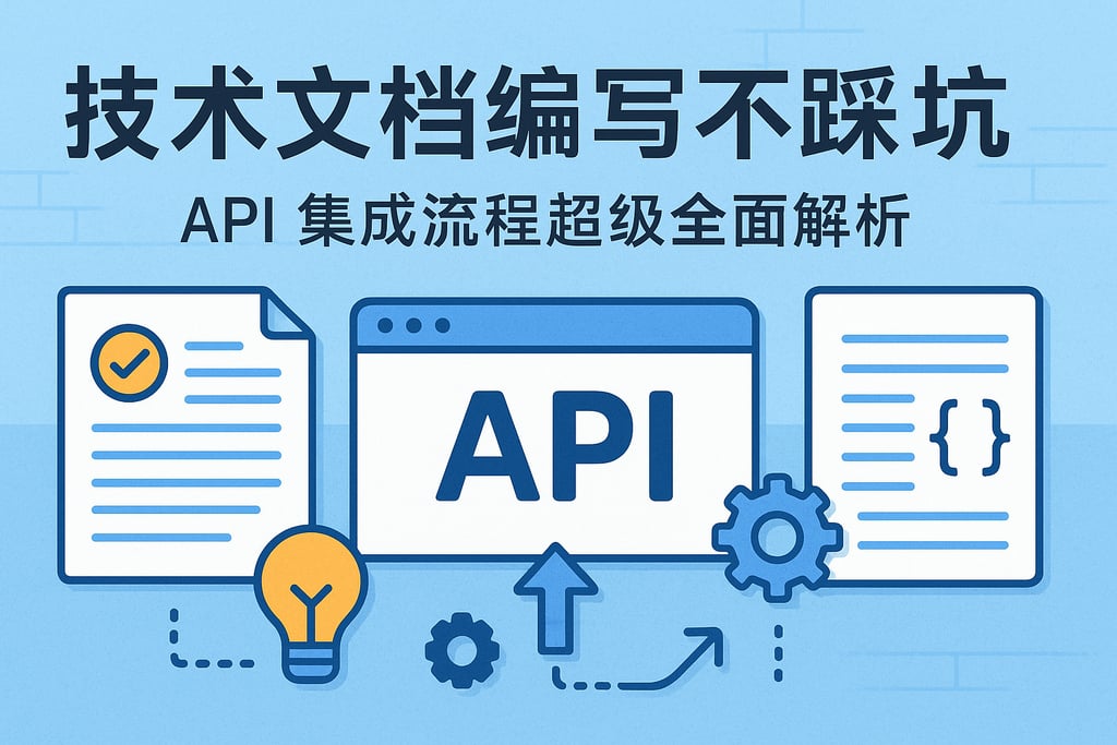 收藏！技术文档编写不踩坑，API集成流程超级全面解析