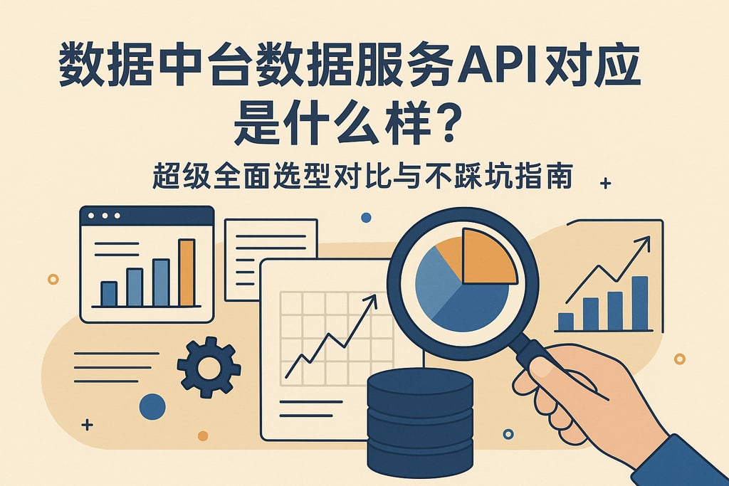 收藏！数据中台的数据服务API对应的是什么？超级全面选型对比与不踩坑指南