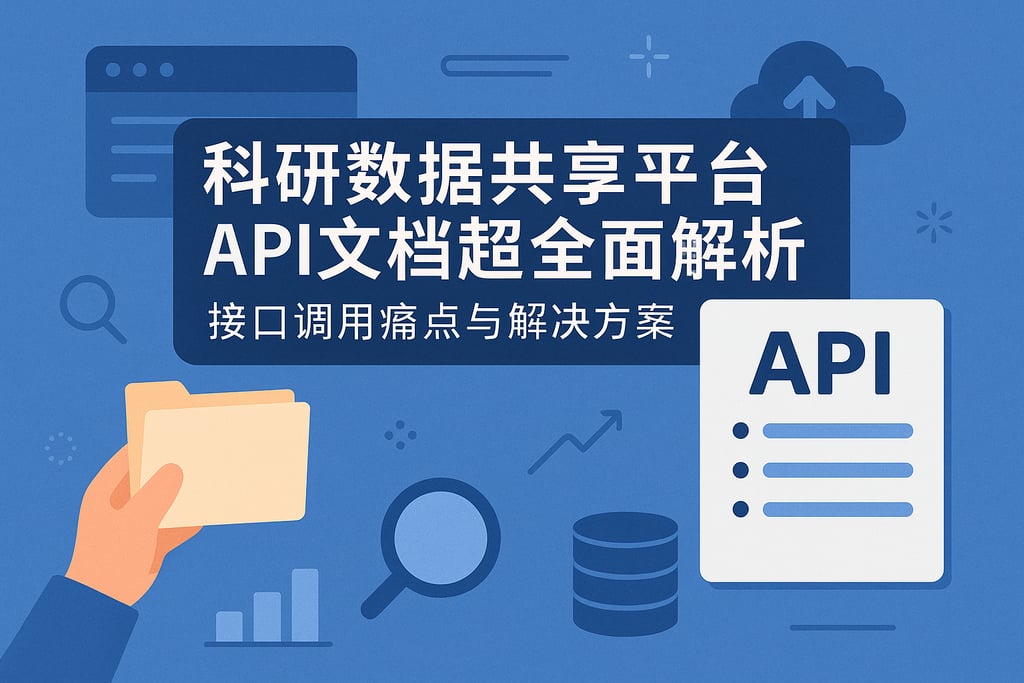 收藏！科研数据共享平台api文档超级全面解析，接口调用痛点与解决方案