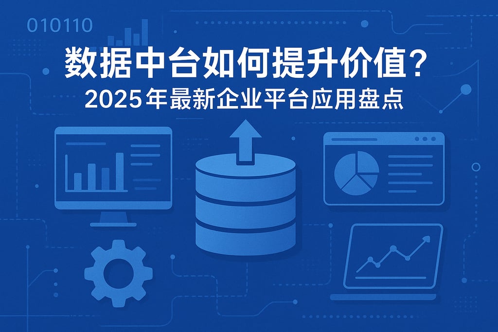 数据中台如何提升价值？2025年最新企业平台应用盘点