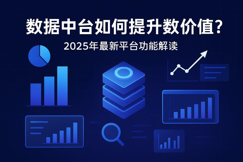 数据中台如何提升数据价值？2025年最新平台功能解读