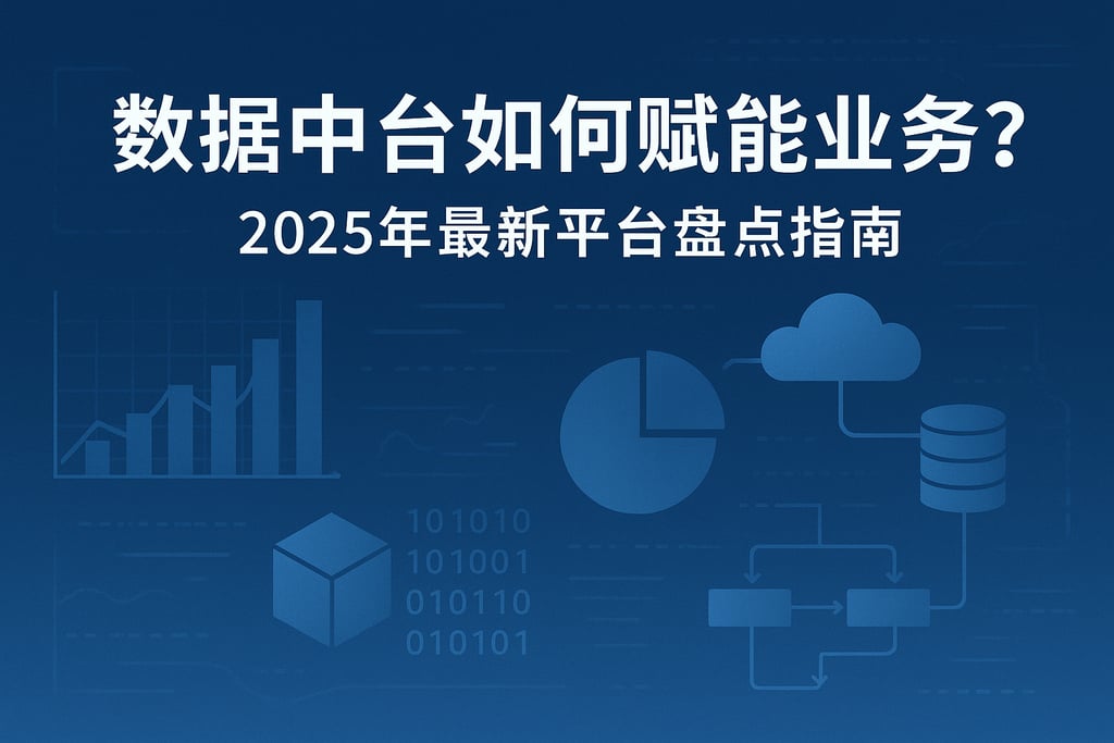 数据中台如何赋能业务？2025年最新平台盘点指南