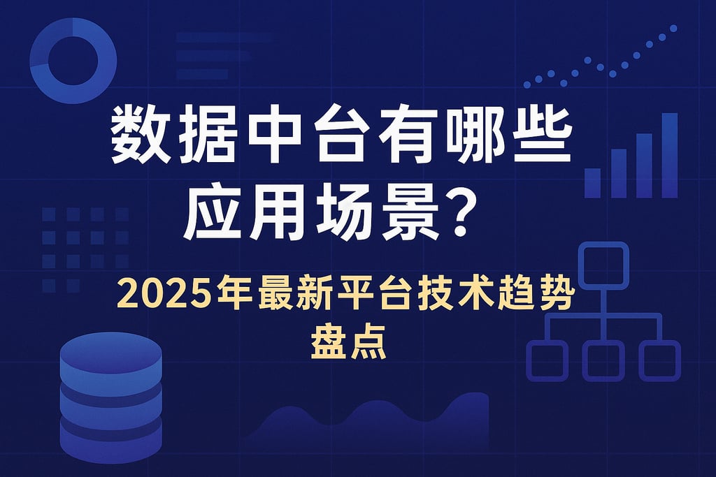 数据中台有哪些应用场景？2025年最新平台技术趋势盘点
