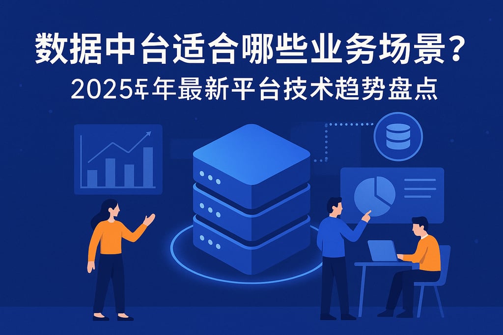 数据中台适合哪些业务场景？2025年最新平台技术趋势盘点
