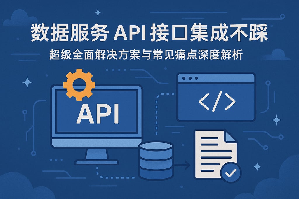 数据服务API接口集成不踩坑，超级全面解决方案与常见痛点深度解析