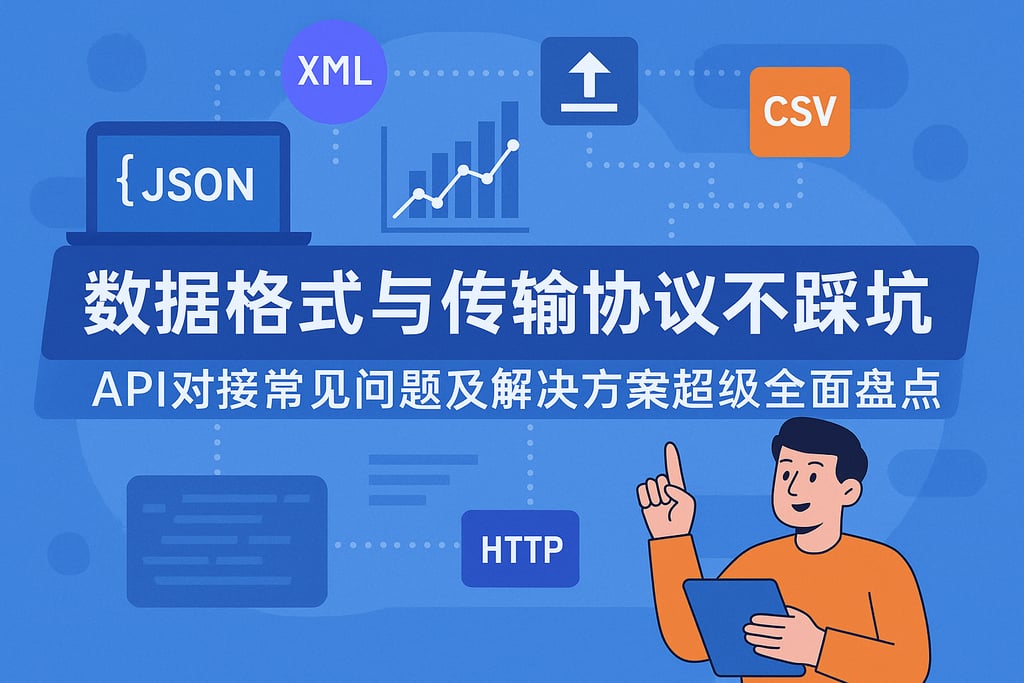 数据格式与传输协议不踩坑，API对接常见问题及解决方案超级全面盘点