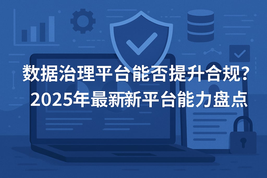 数据治理平台能否提升合规？2025年最新平台能力盘点