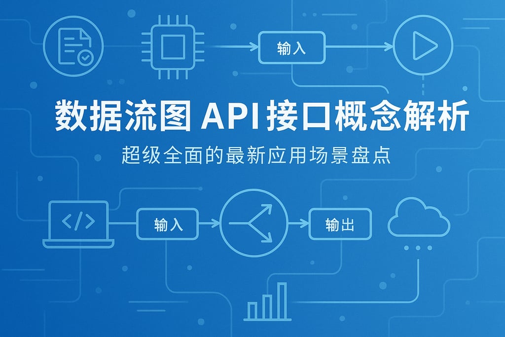 数据流图API接口概念解析，超级全面的最新应用场景盘点