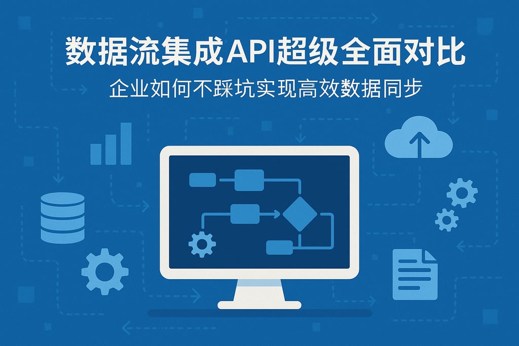 数据流集成API超级全面对比，企业如何不踩坑实现高效数据同步