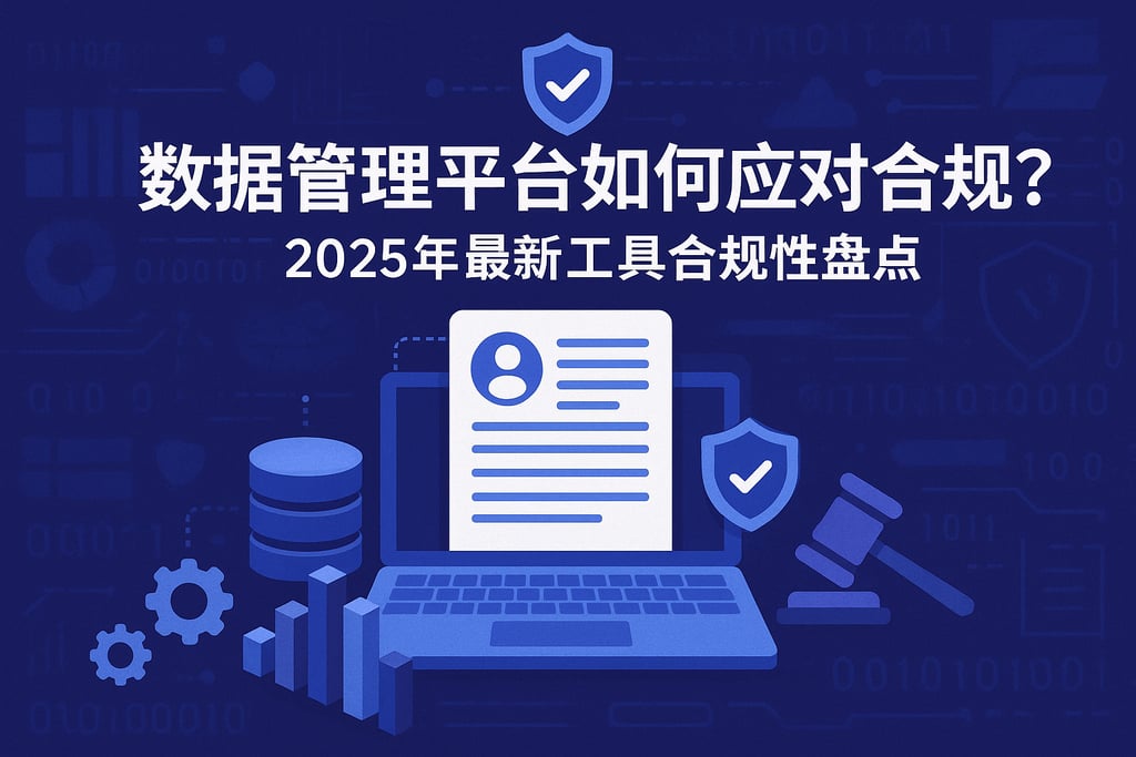 数据管理平台如何应对合规？2025年最新工具合规性盘点