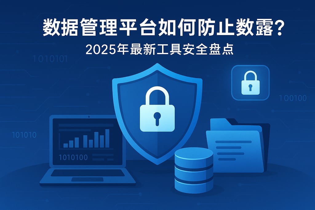 数据管理平台如何防止数据泄露？2025年最新工具安全盘点