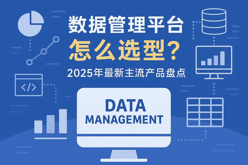 数据管理平台怎么选型？2025年最新主流产品盘点