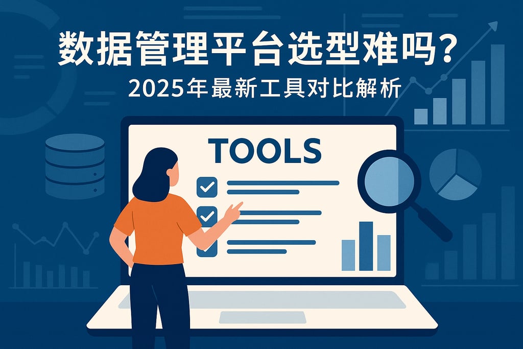 数据管理平台选型难吗？2025年最新工具对比解析