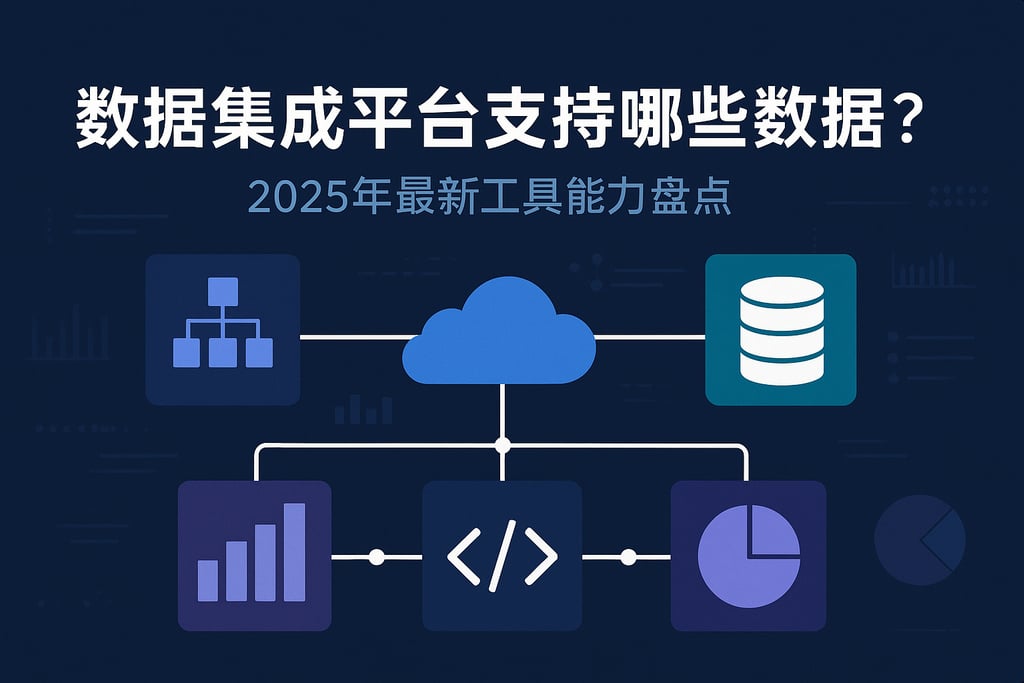 数据集成平台支持哪些数据？2025年最新工具能力盘点