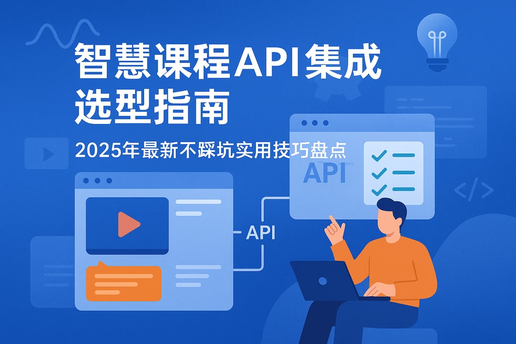 智慧课程API集成选型指南，2025年最新不踩坑实用技巧盘点