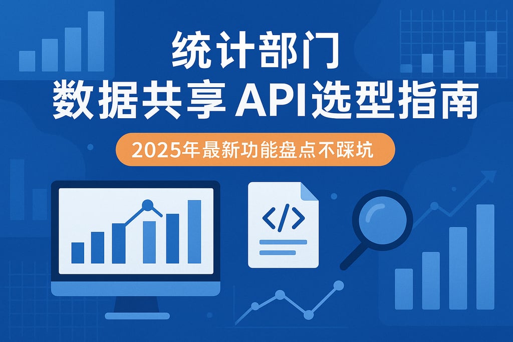 统计部门数据共享API选型指南，2025年最新功能盘点不踩坑