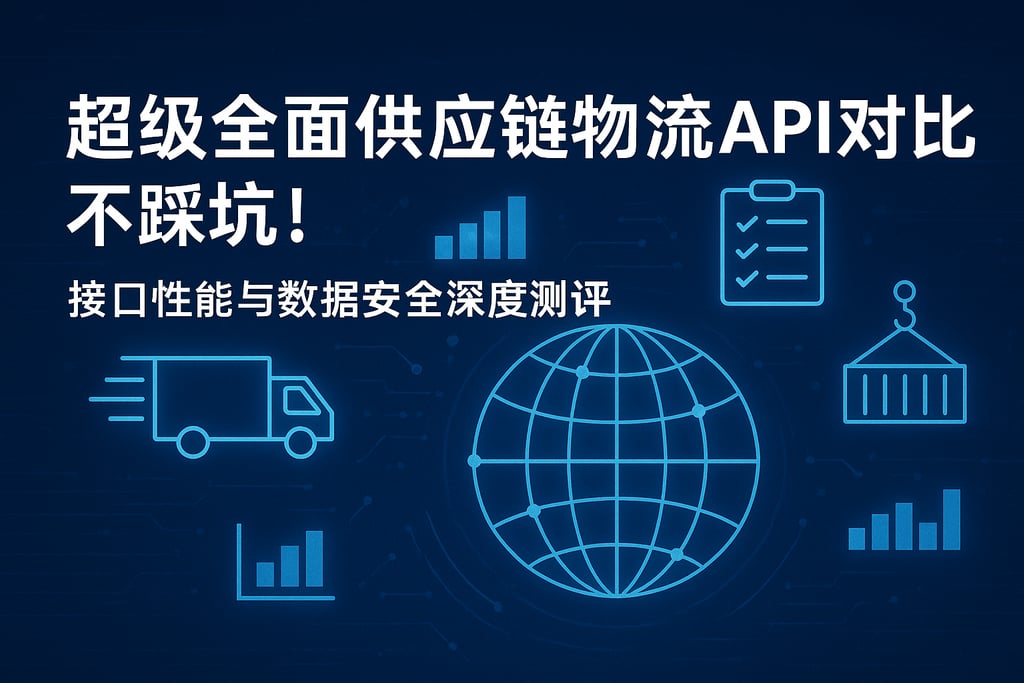 超级全面供应链物流API对比，不踩坑！接口性能与数据安全深度测评