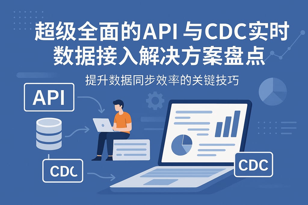 超级全面的API与CDC实时数据接入解决方案盘点，提升数据同步效率的关键技巧