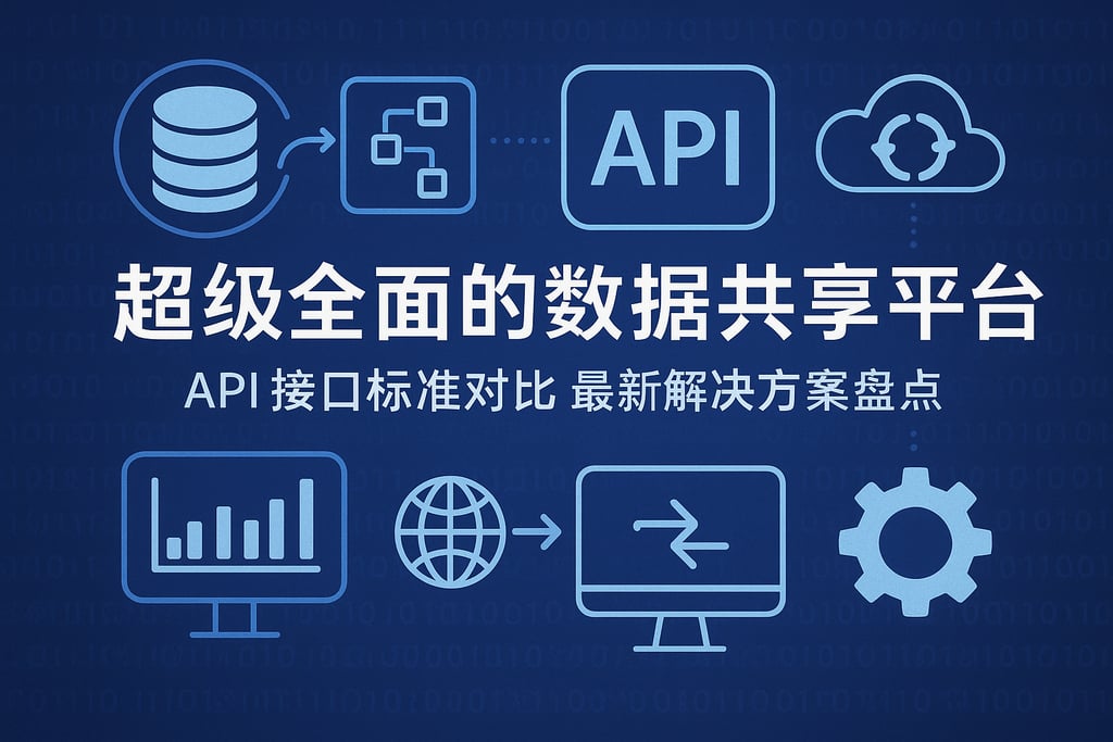超级全面的数据共享平台API接口标准对比，最新解决方案盘点
