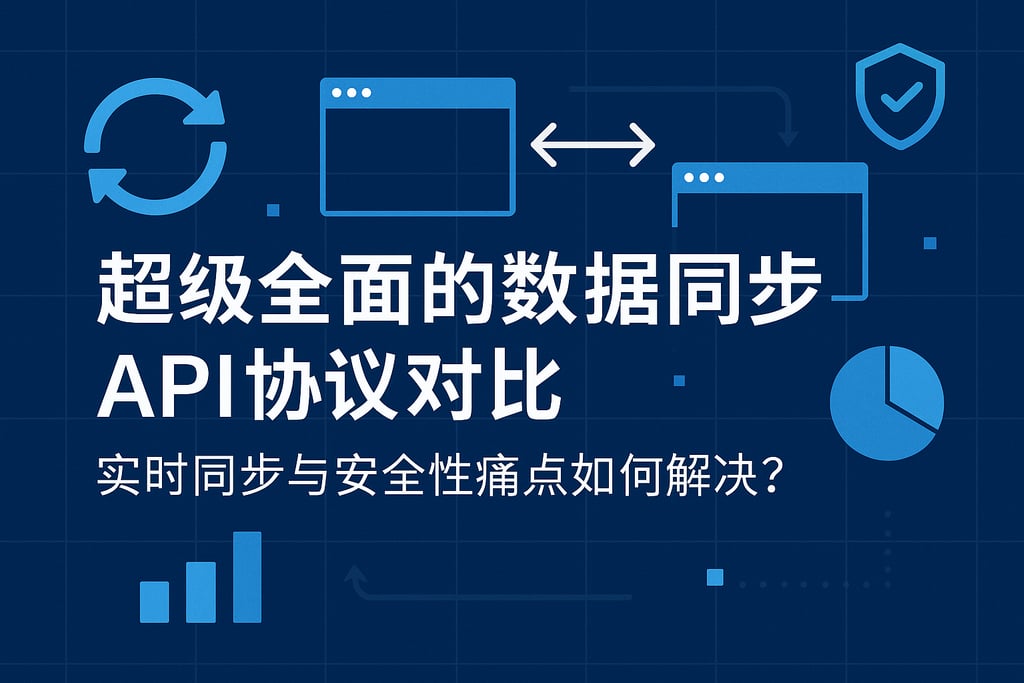 超级全面的数据同步API协议对比，实时同步与安全性痛点如何解决？