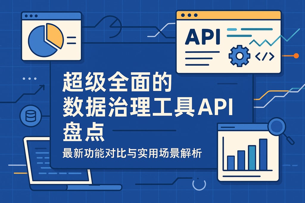 超级全面的数据治理工具API盘点，最新功能对比与实用场景解析
