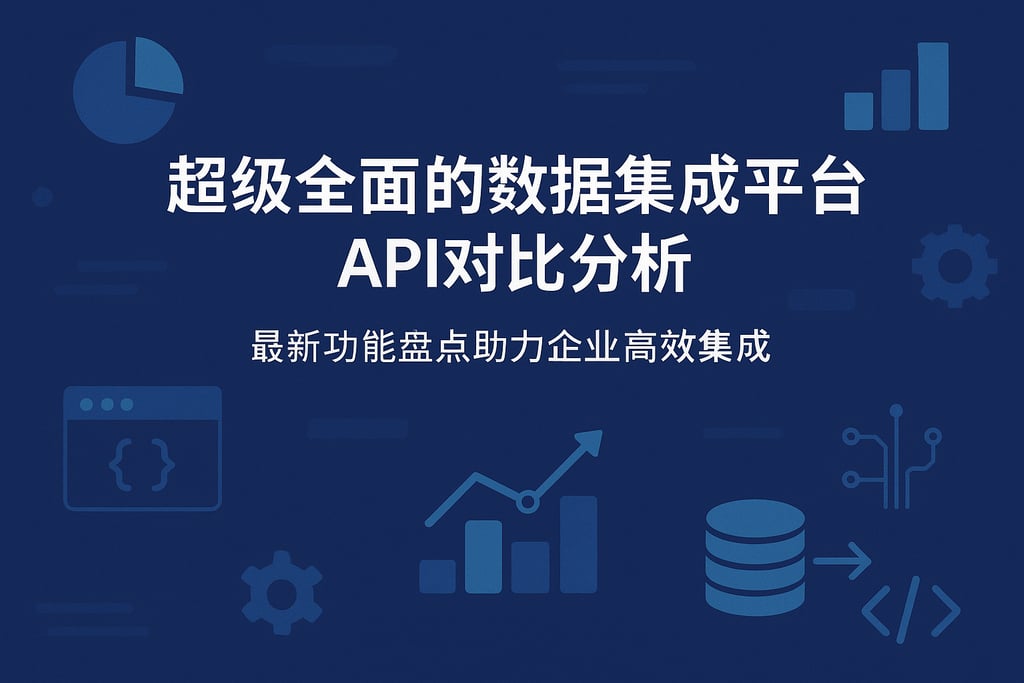 超级全面的数据集成平台API对比分析，最新功能盘点助力企业高效集成
