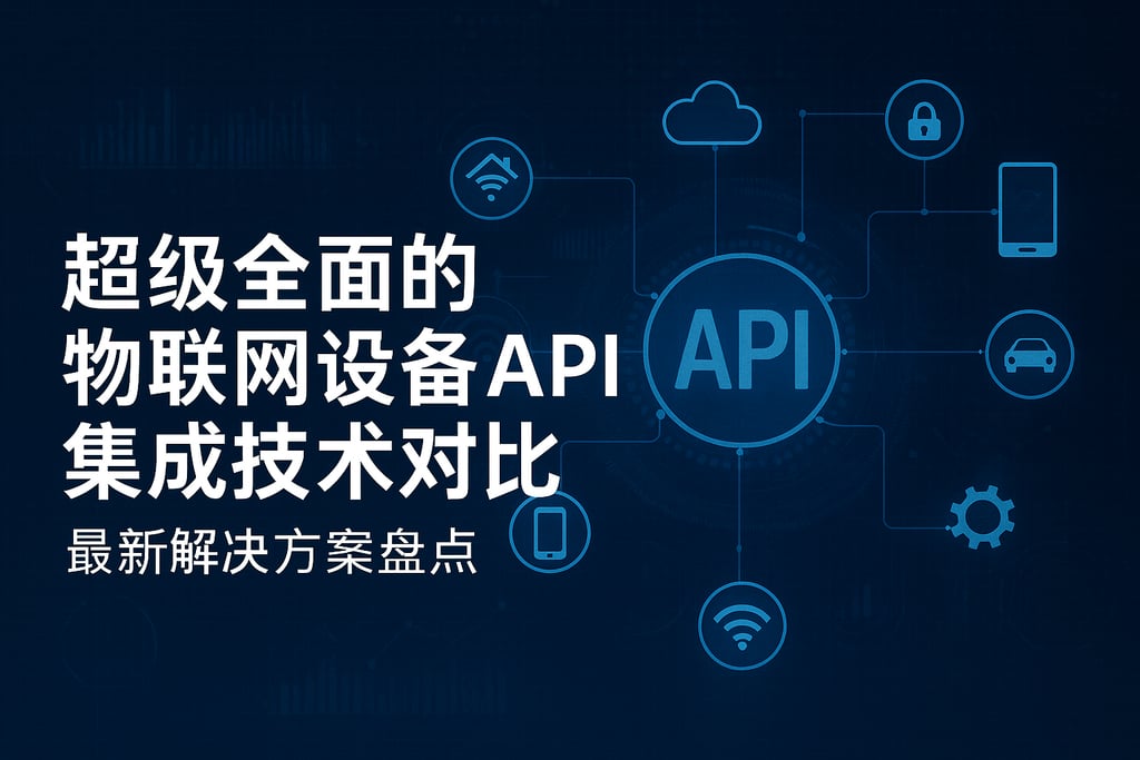 超级全面的物联网设备API集成技术对比，最新解决方案盘点
