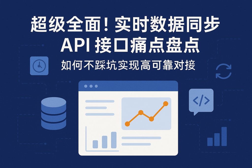 超级全面！实时数据同步API接口痛点盘点，如何不踩坑实现高可靠对接