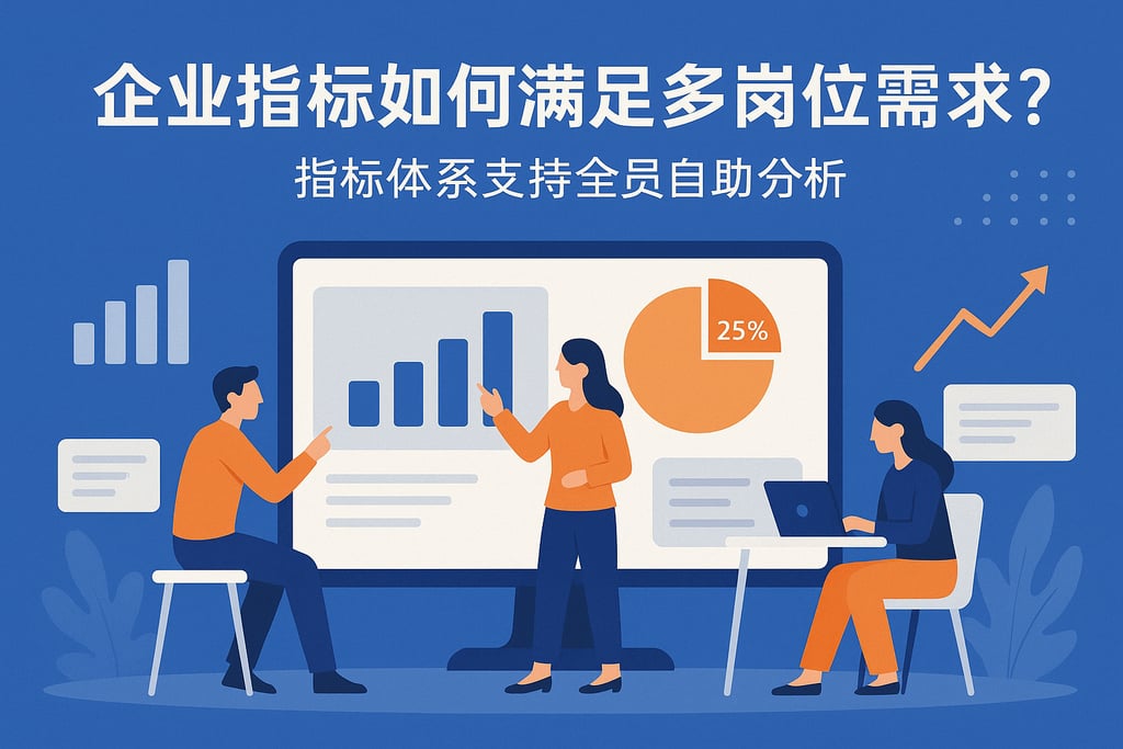 企业指标如何满足多岗位需求?指标体系支持全员自助分析 | 帆软数字化转型知识库