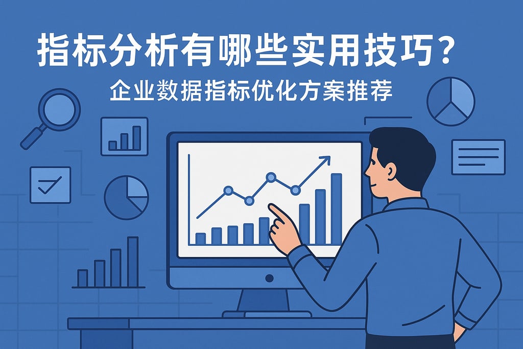 指标分析有哪些实用技巧?企业数据指标优化方案推荐 | 帆软数字化转型知识库