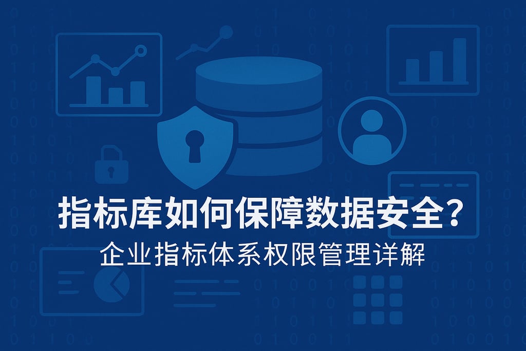 指标库如何保障数据安全?企业指标体系权限管理详解 | 帆软数字化转型知识库