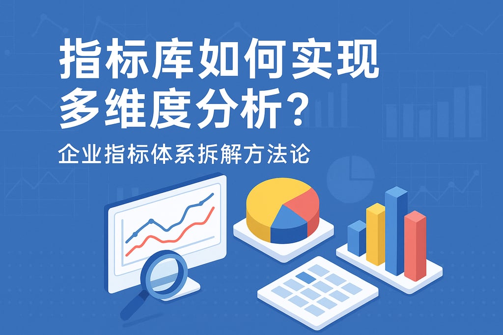 指标库如何实现多维度分析?企业指标体系拆解方法论 | 帆软数字化转型知识库