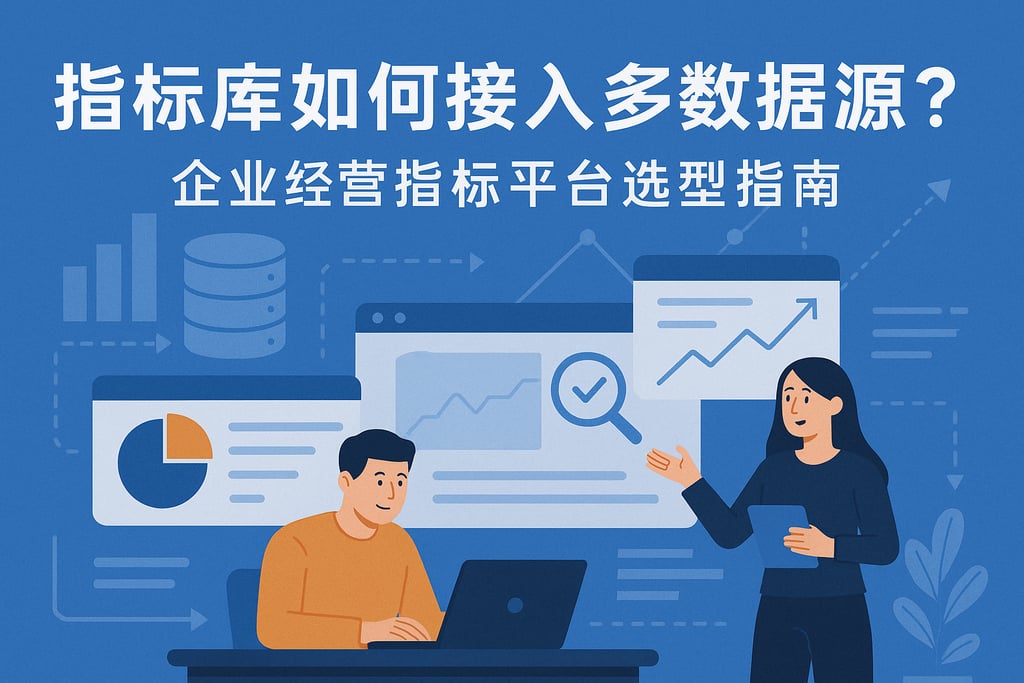 指标库如何接入多数据源?企业经营指标平台选型指南 | 帆软数字化转型知识库