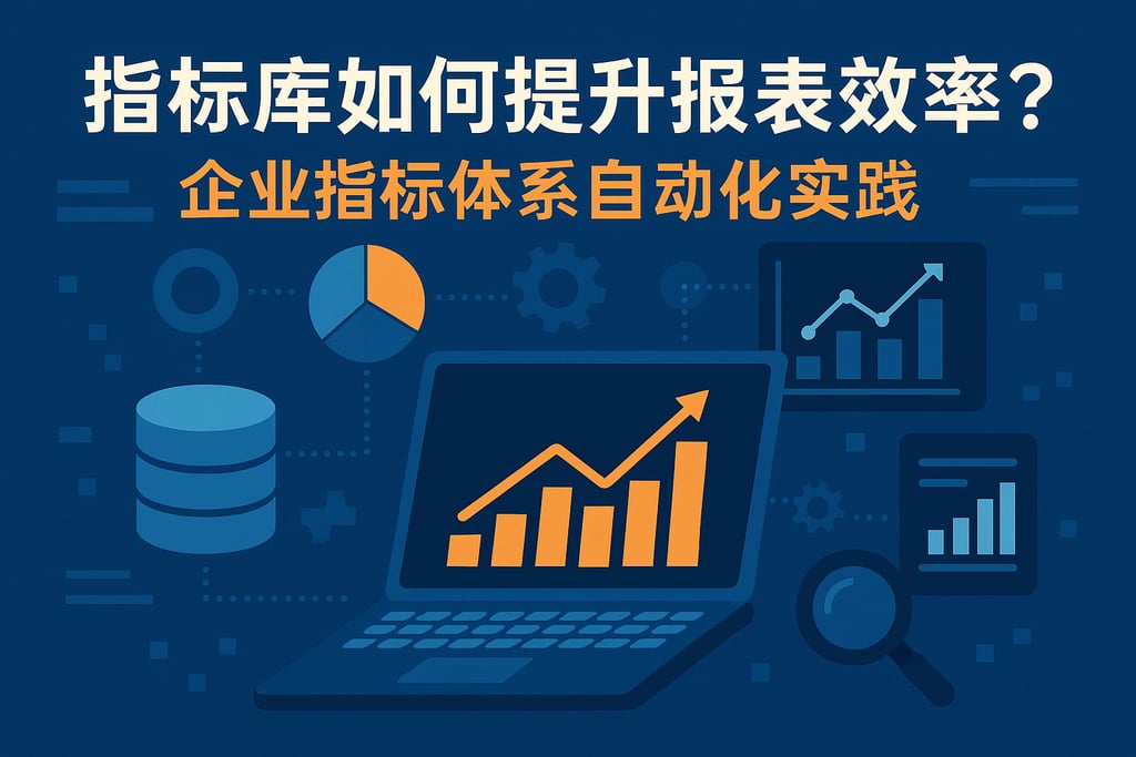 指标库如何提升报表效率?企业指标体系自动化实践 | 帆软数字化转型知识库