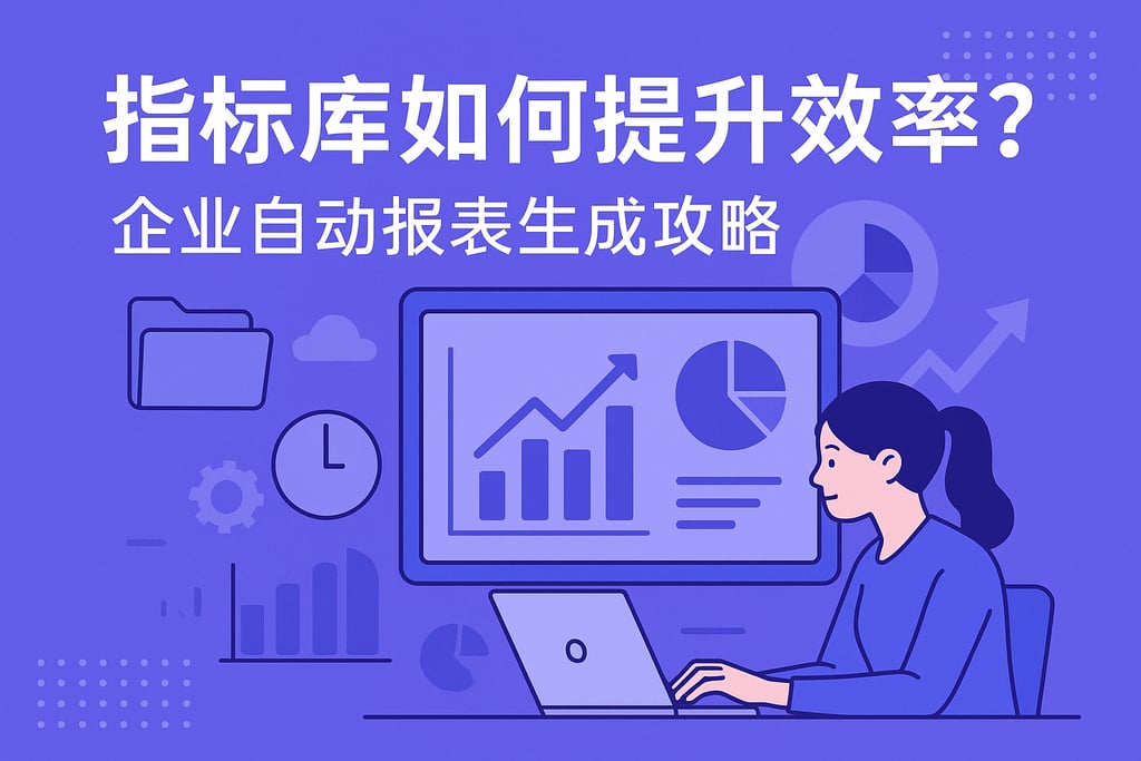 指标库如何提升效率?企业自动报表生成攻略 | 帆软数字化转型知识库