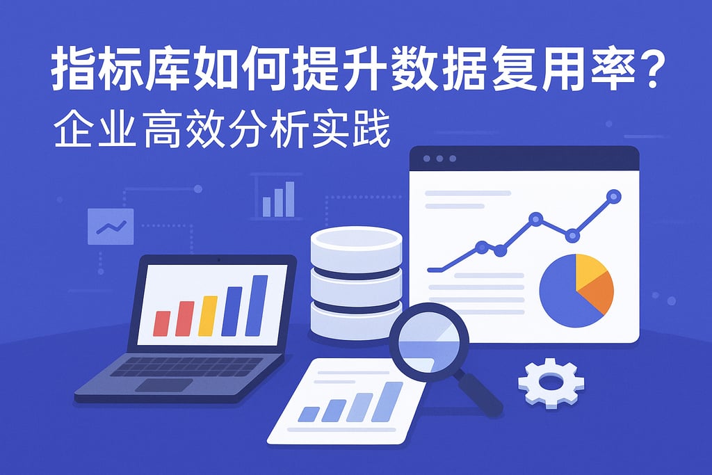 指标库如何提升数据复用率?企业高效分析实践 | 帆软数字化转型知识库