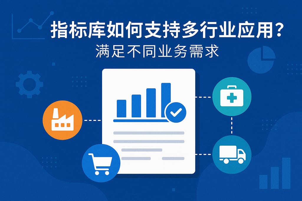 指标库如何支持多行业应用?满足不同业务需求 | 帆软数字化转型知识库