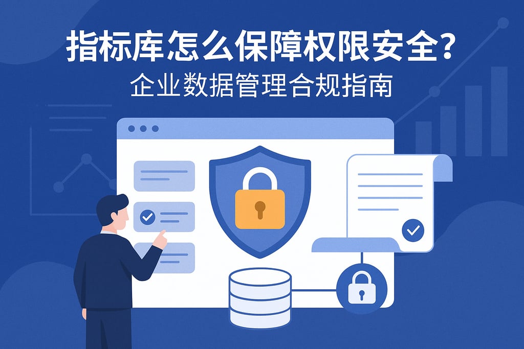 指标库怎么保障权限安全?企业数据管理合规指南 | 帆软数字化转型知识库