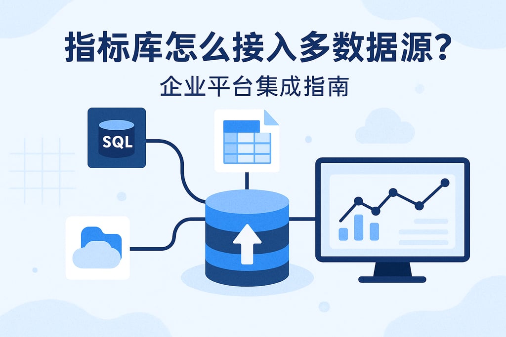 指标库怎么接入多数据源?企业平台集成指南 | 帆软数字化转型知识库