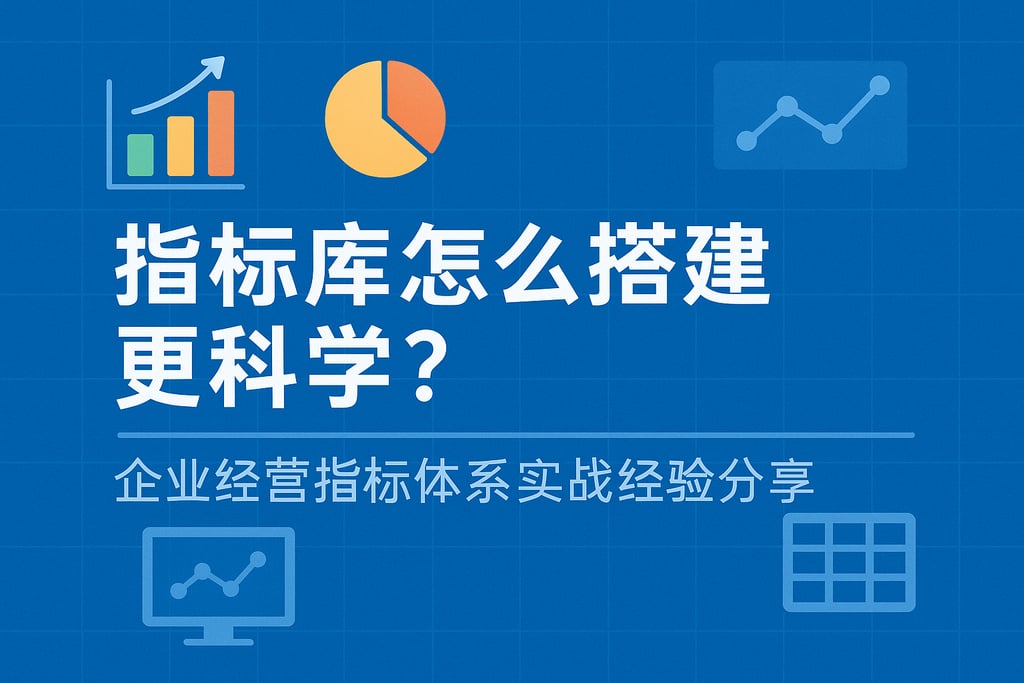 指标库怎么搭建更科学?企业经营指标体系实战经验分享 | 帆软数字化转型知识库