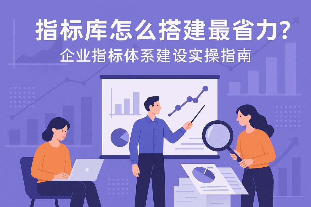 指标库怎么搭建最省力?企业指标体系建设实操指南 | 帆软数字化转型知识库