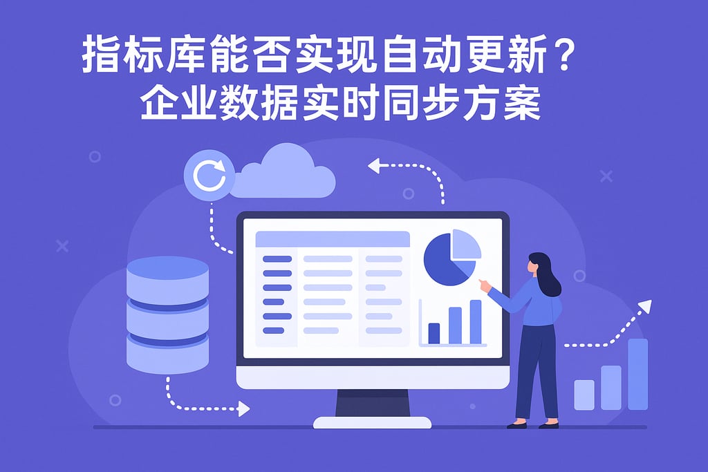 指标库能否实现自动更新?企业数据实时同步方案 | 帆软数字化转型知识库