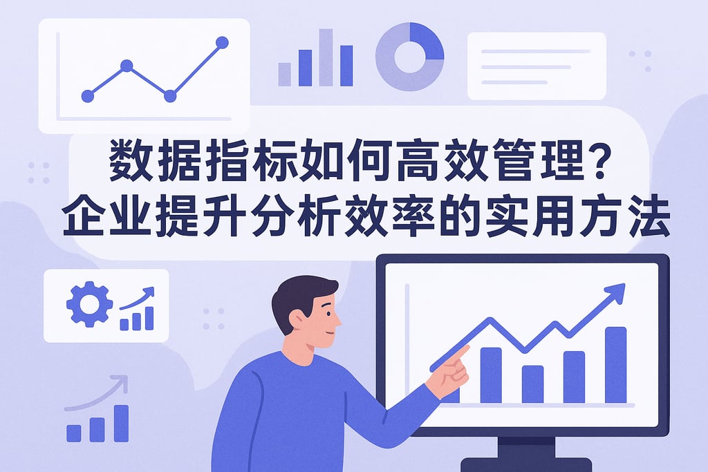 数据指标如何高效管理?企业提升分析效率的实用方法 | 帆软数字化转型知识库
