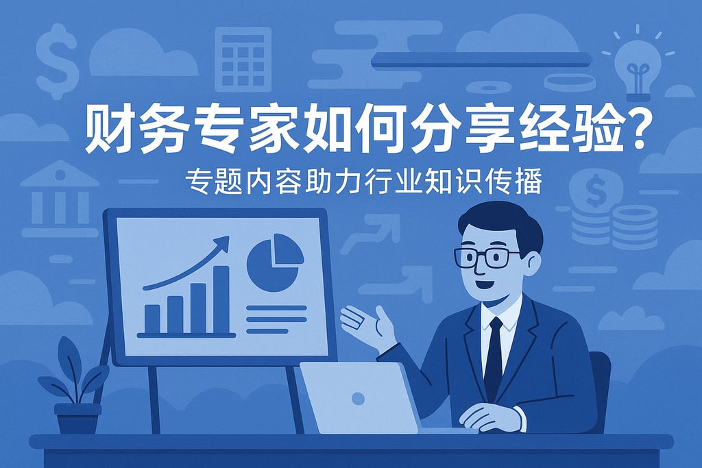 财务专家如何分享经验?专题内容助力行业知识传播 | 帆软数字化转型知识库