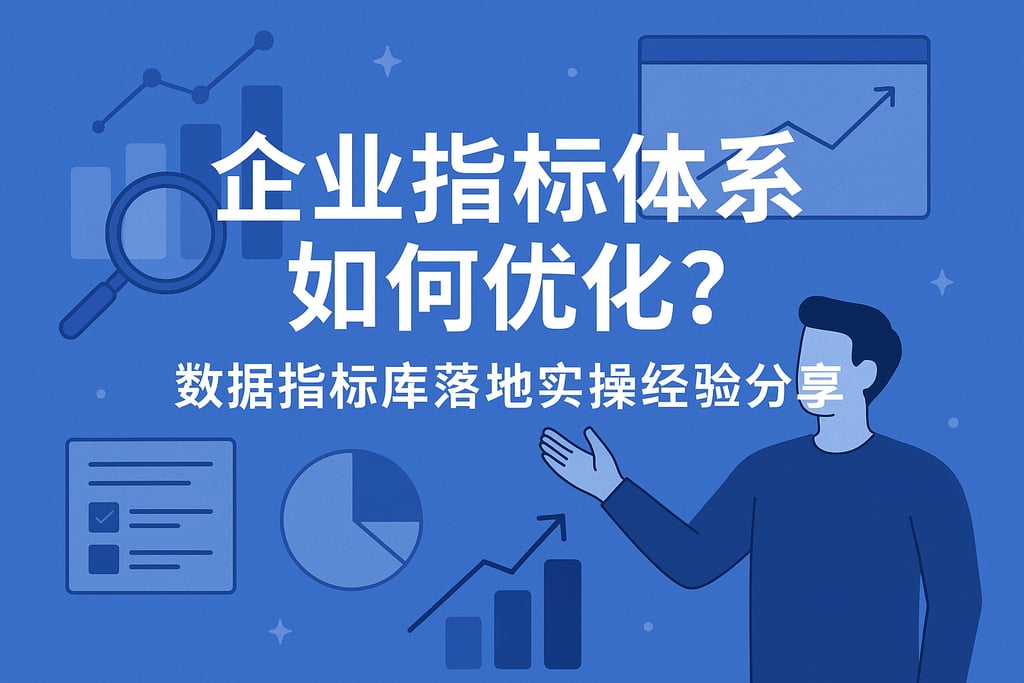 企业指标体系如何优化？数据指标库落地实操经验分享