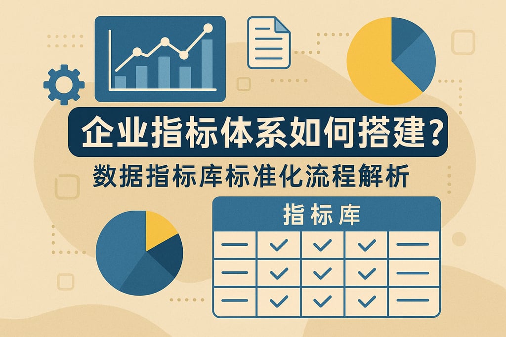 企业指标体系如何搭建？数据指标库标准化流程解析
