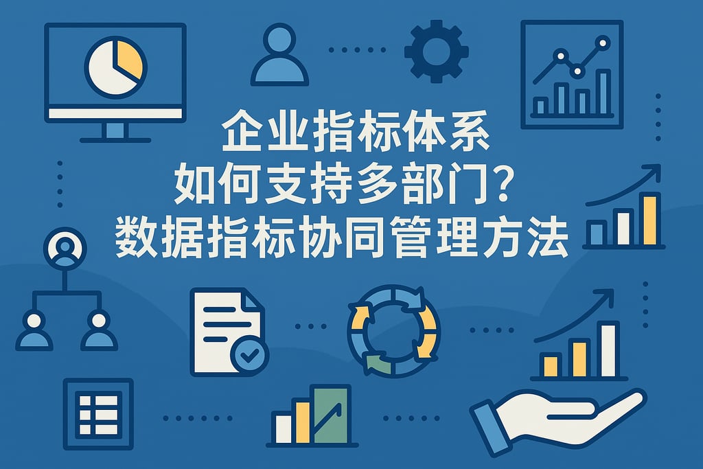 企业指标体系如何支持多部门？数据指标协同管理方法